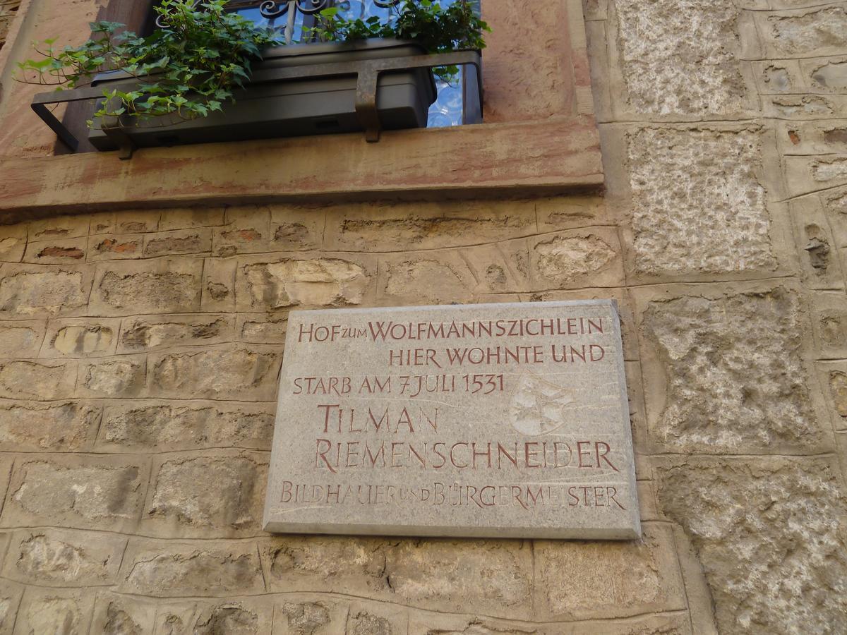 Apartment Wohnen Im Riemenschneiderhaus Würzburg